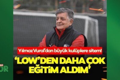 Yılmaz Vural’dan yabancı teknik direktör sitemi! “Almanya'da Löw'den daha çok eğitim aldım.”