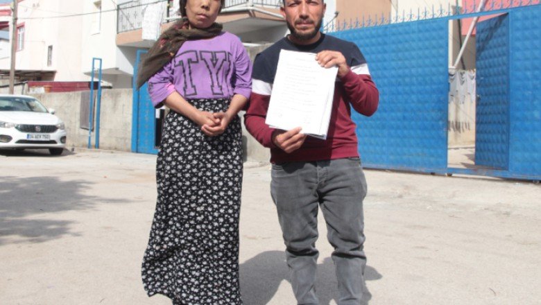 Adanalı çift 20 bin TL ödeme yaptı, evin önüne çimento bırakıp buhar oldular