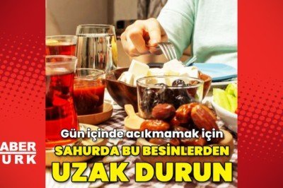 Sahurda bu besinlerden uzak durun!