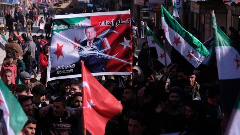 Azez'de TSK'ya destek mitingi