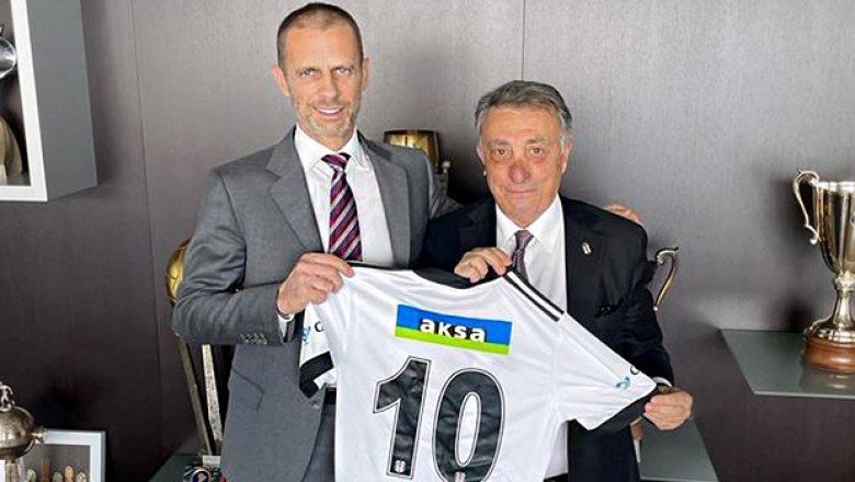 Ahmet Nur Çebi'den UEFA Başkanı Aleksander Ceferin'e ziyaret