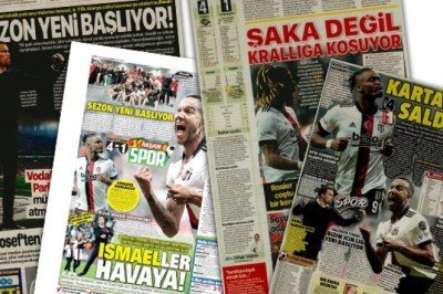 Beşiktaş'ın galibiyeti gazete manşetlerinde! (10 Nisan 2022)