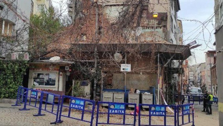Ortaköy'de otopark görevlisi ölümden saniyelerle kurtuldu