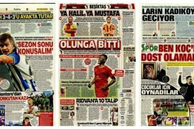 Spor manşetleri (15 Nisan 2022)