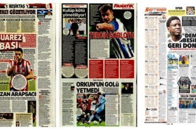 Spor manşetleri (8 Nisan 2022)