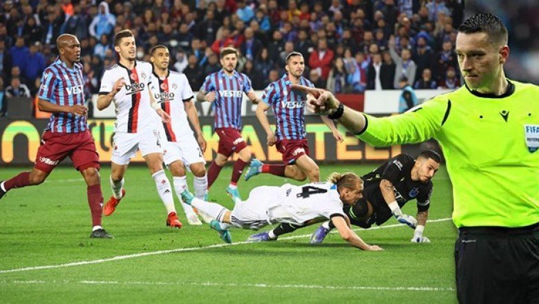 Trabzonspor - Beşiktaş maçında hakem skandalı! Zorbay Küçük  sezonu kapattı mı?