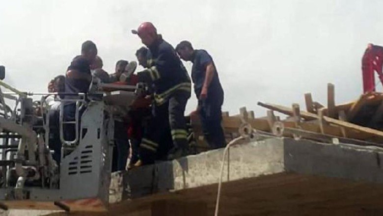 İnşaat çöktü 2 kişi yaralandı!