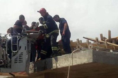 İnşaat çöktü 2 kişi yaralandı!