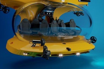 Döner koltuklu lüks denizaltı geliştirildi