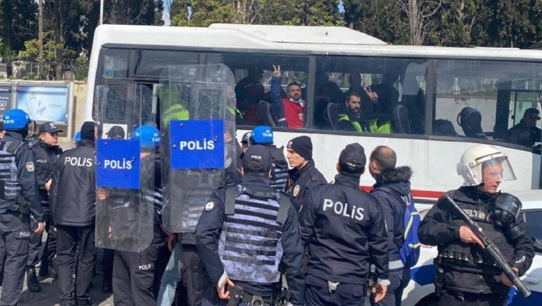 Mecidiyeköy'den Taksim'e yürümek isteyen eylemcilere müdahale