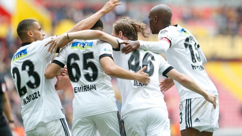 Beşiktaş geriye düştüğü maçta Kayserispor'u 3-2 mağlup etti
