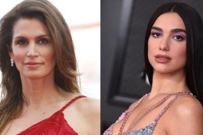 Cindy Crawford, Dua Lipa'nın Grammy elbisesini ilk kendisinin giydiğini açıkladı
