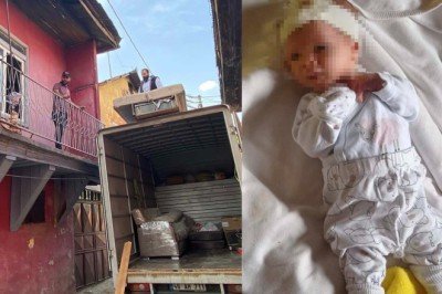 Vicdansız baba 18 yaşındaki kadını 11 günlük bebeğiyle sokağa attı mahalleli sahip çıktı