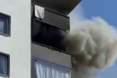 8 katlı binada yangın paniği! Ev küle döndü