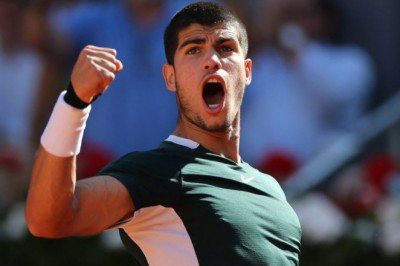 Djokovic'i yenen 19 yaşındaki Alcaraz, Madrid'de finalde