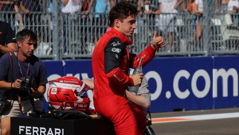 F1 Miami Grand Prix'sinde "pole" pozisyonu Leclerc'in