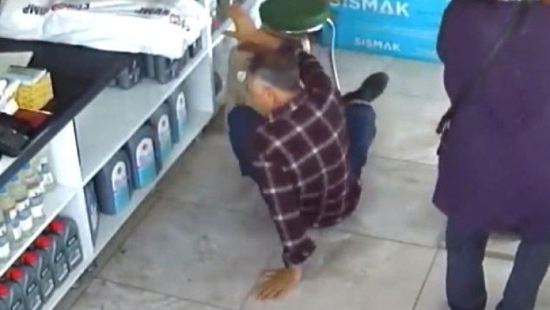 Hortum paniği böyle görüntülendi