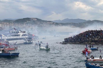 Trabzonspor'un 'şampiyonluk filosu' Faroz Limanı'na ulaştı