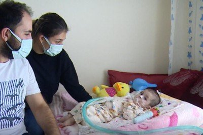 SMA hastası Eslem bebek gen tedavisi için destek bekliyor