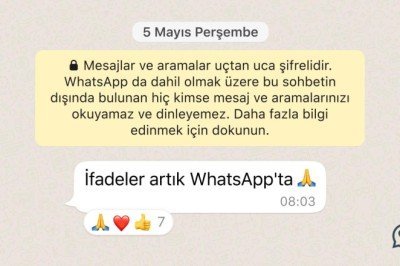 WhatsApp'tan yeni özellik: Mesajlara emoji ile tepki verme