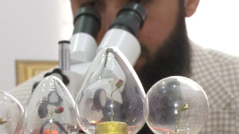 Gözle görülemeyen özel eserler: Gubari Hat sanatı