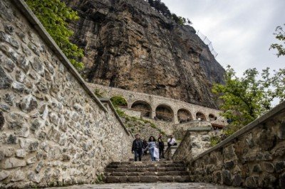 Sümela Manastırı'na ziyaretçi akını