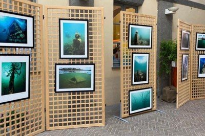 Su altındaki şehir Şanlıurfa Halfeti'de çekilen fotoğraflar İtalya'da sergileniyor