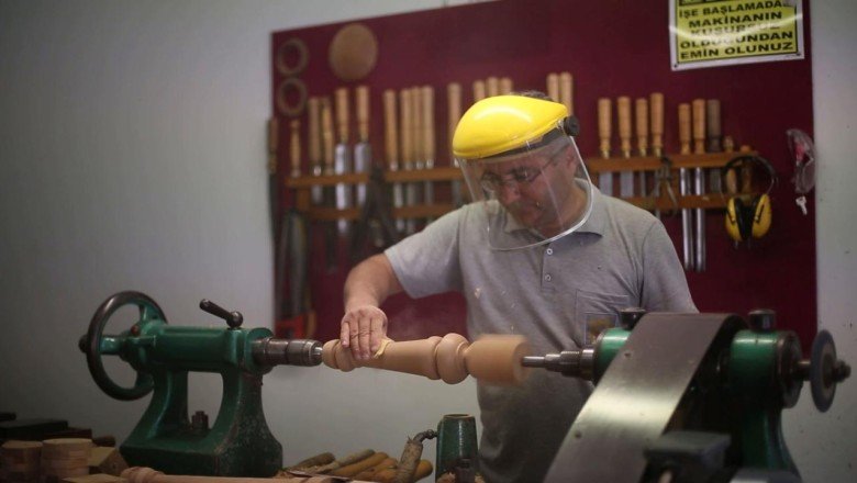 Milli Sarayların ahşap torna ustası: Bülent Aygün