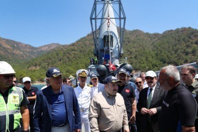 Türkiye'nin ilk denizaltı test altyapısı hayata geçirildi