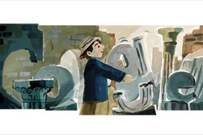 Google'dan, Türkiye'nin ilk kadın arkeoloğu Jale İnan görseli