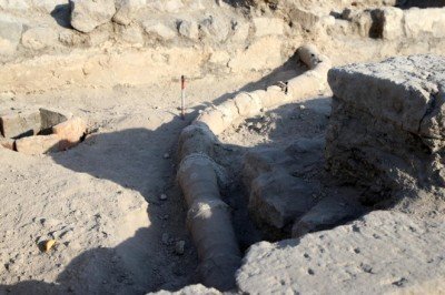 Keykubadiye Sarayı'ndaki 800 yıllık su kanalları gün yüzüne çıkarılıyor