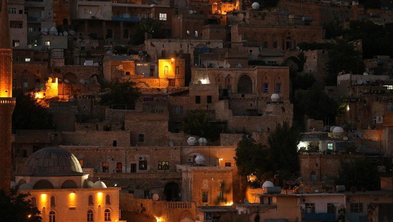 Mardin'de dam palas keyfi