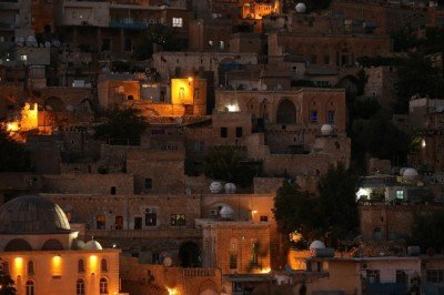 Mardin'de dam palas keyfi