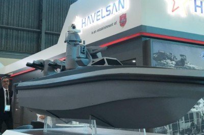 Silahlı insansız deniz aracı Sancar, ilk kez görücüye çıktı