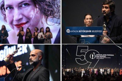 Altın Portakal Film Festivali'nde Gezi tutukluları, Boğaziçi direnişi, İran'daki protestolar unutulmadı; Çiğdem Mater ayakta alkışlandı