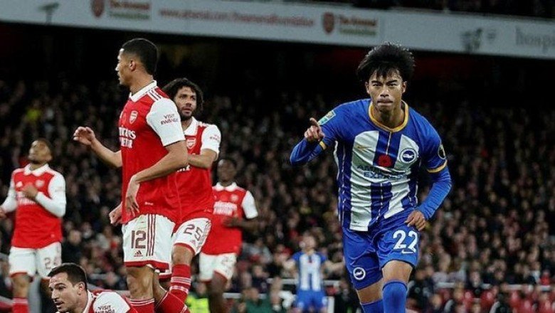 Arsenal 1-3 Brighton (MAÇ SONUCU-ÖZET) | Arsenal Lig Kupası'na veda etti!