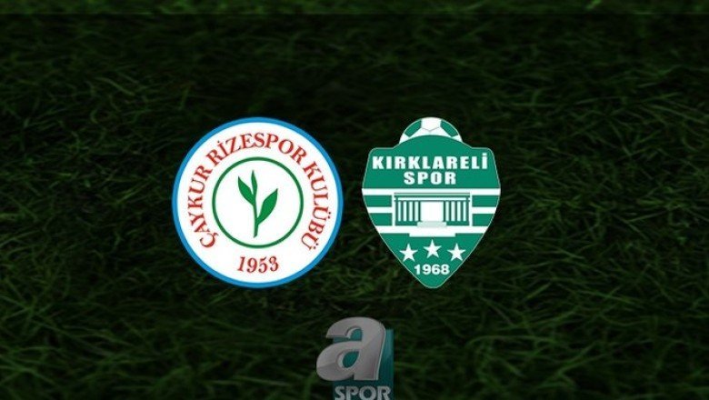 Rizespor - Kırklarelispor maçı ne zaman, saat kaçta ve hangi kanalda? | Ziraat Türkiye Kupası