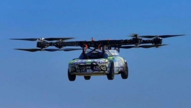 Tesla'nın Çinli rakibi, uçan araba üretti; ilk denemesi tamamlandı