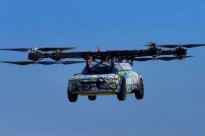 Tesla'nın Çinli rakibi, uçan araba üretti; ilk denemesi tamamlandı