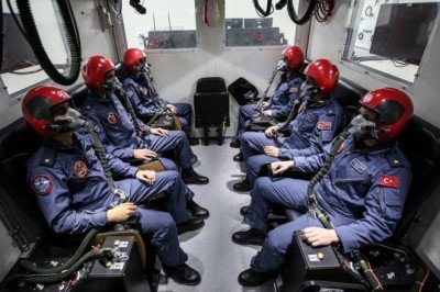 Türkiye'nin ilk uzay yolcuları Eskişehir'deki askeri merkezde eğitiliyor
