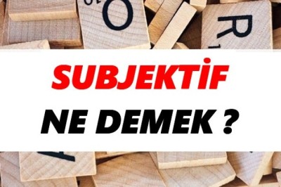 Subjektif  Ne Demek ? Subjektif Tdk Kelime Anlamı, Subjektif Kelimesin Kökeni