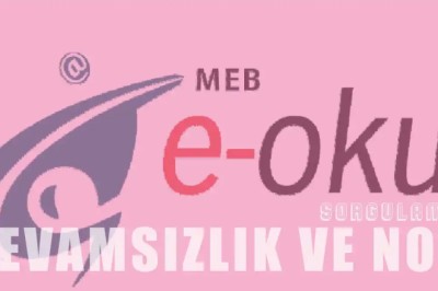 e Okul Not (Puan) ve Devamsızlık Sorgulama Nasıl Yapılır?