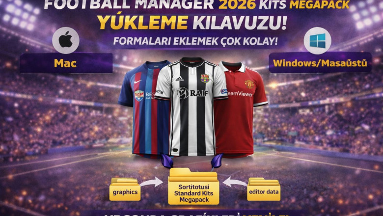 Football Manager 26 Standard Kits Forma Paketi
