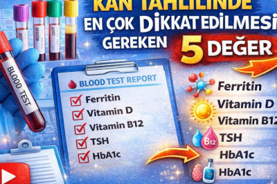 Kan Tahlilinde En Çok Dikkat Edilmesi Gereken 5 Değer